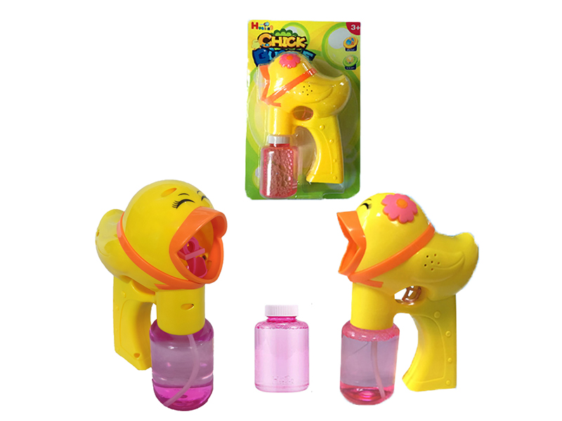 Chicken Bubble Gun With A Bottle Of 130Ml Water (With Light Music)
