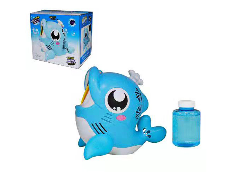 Dolphin Five Hole Bubble Machine With A Bottle Of 130Ml Water