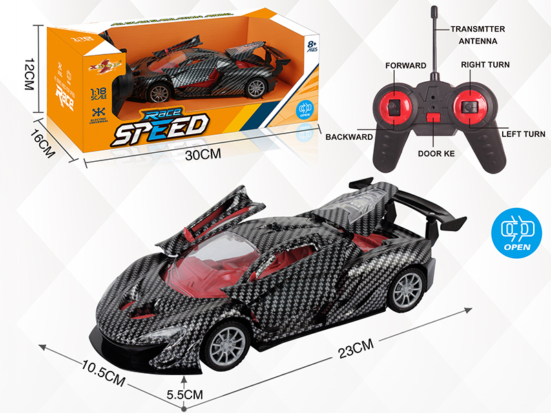 1:18 5-Channle Remote Control Car With Opening Door,Headlights