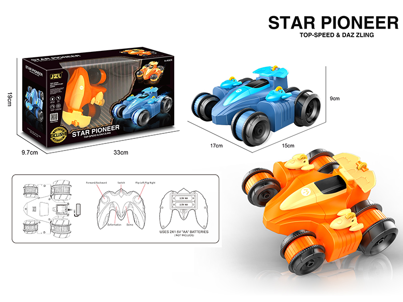 2.4G Remote Control Rolling Stunt Car