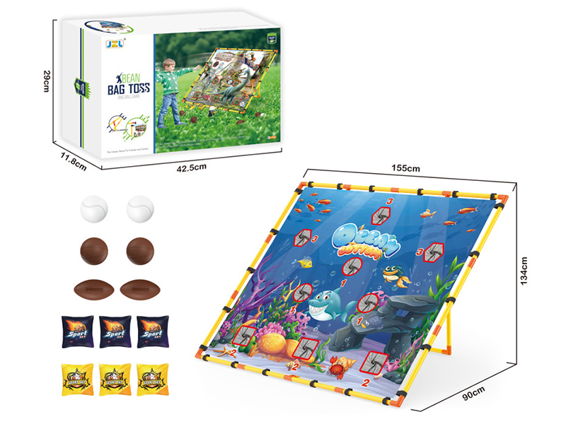 Bean Bag Toss And Ball Game