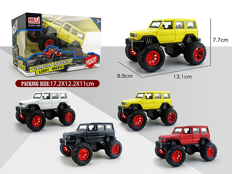 1:32 Alloy Pull Back Cross-Country Benz(Acoustooptic Version)