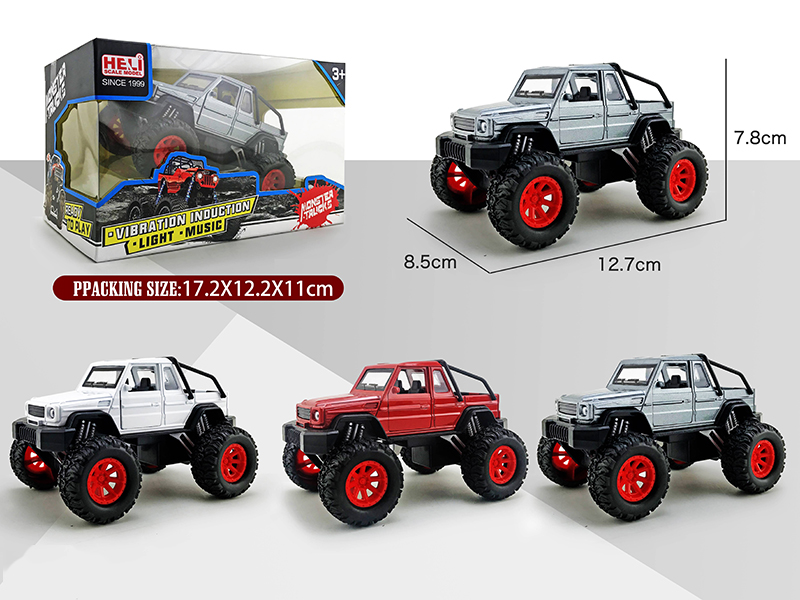 1:32 Alloy Pull Back Cross-Country Benz Convertible Car (Acoustooptic Version)