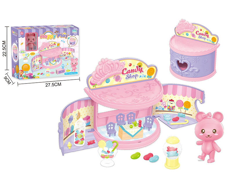DIY Mini Candy Shop(Light & Music)