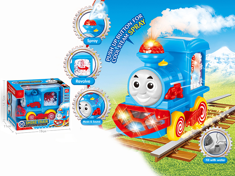 Thomas Electric Steam Smoke Rail Train(Light,Sound)