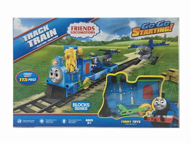 Thomas Electric Building Blocks Rail Train(Plane)(Transformation,Light,Sound)