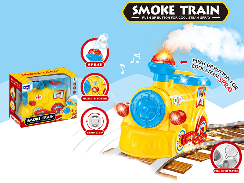 Electric Steam Smoke Train (Light,Sound)