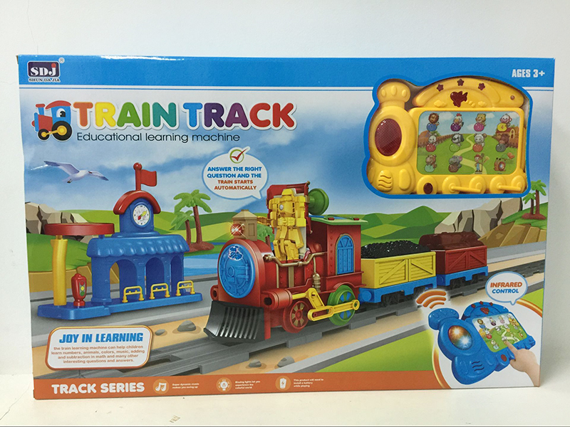 Remote Control Interactive Rail Train(Transformation,Light,Sound)