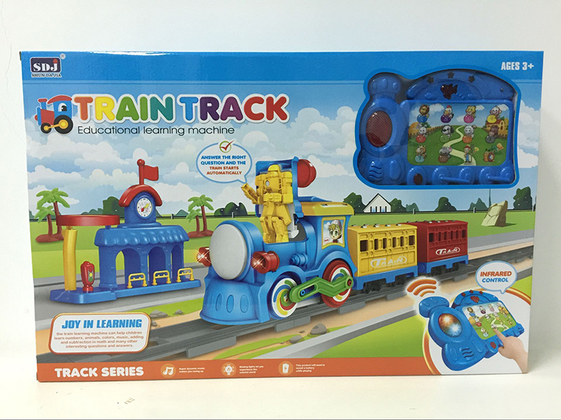 Remote Control Interactive Rail Train(Transformation,Light,Sound)