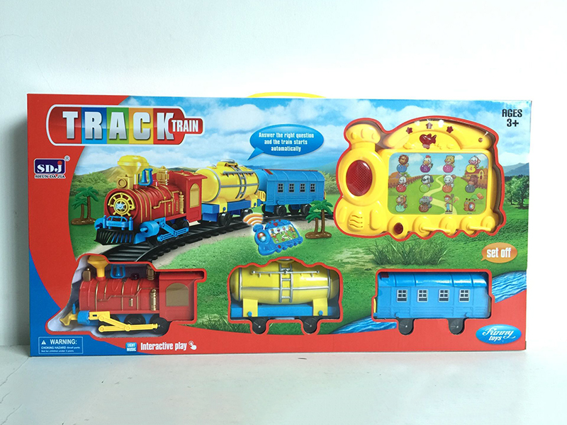 Remote Control Learning  Interactive Rail Train(Light,Sound)