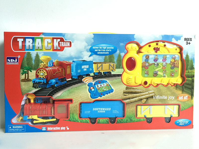 Remote Control Learning  Interactive Rail Train(Light,Sound)