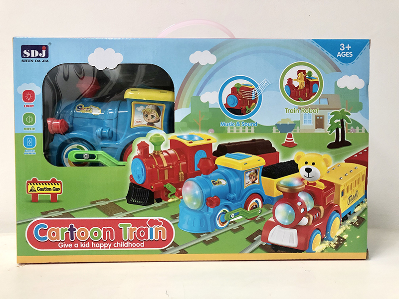 B/O Transformation Rail Train (Light,Sound)