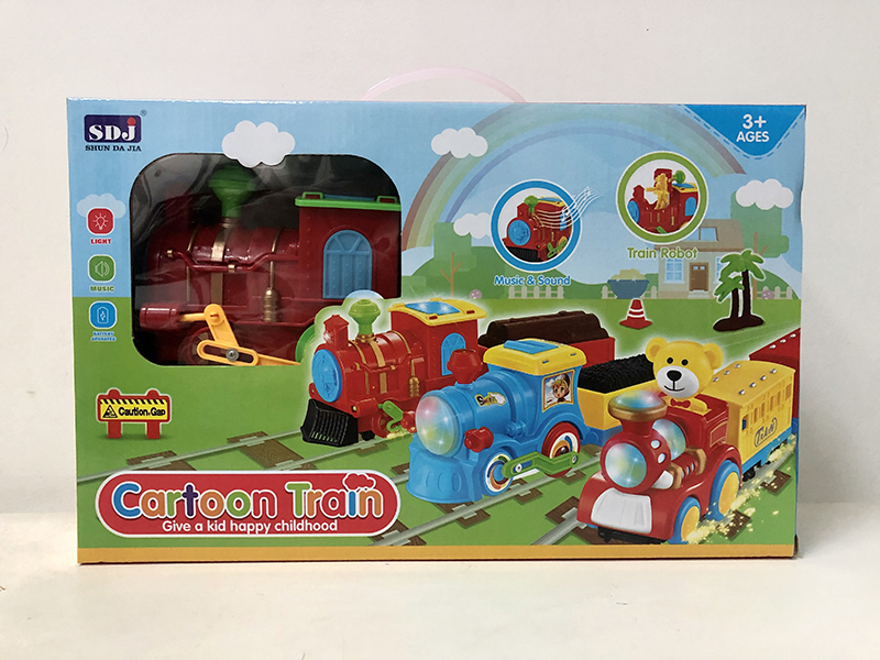 B/O Transformation Rail Train (Light,Sound)