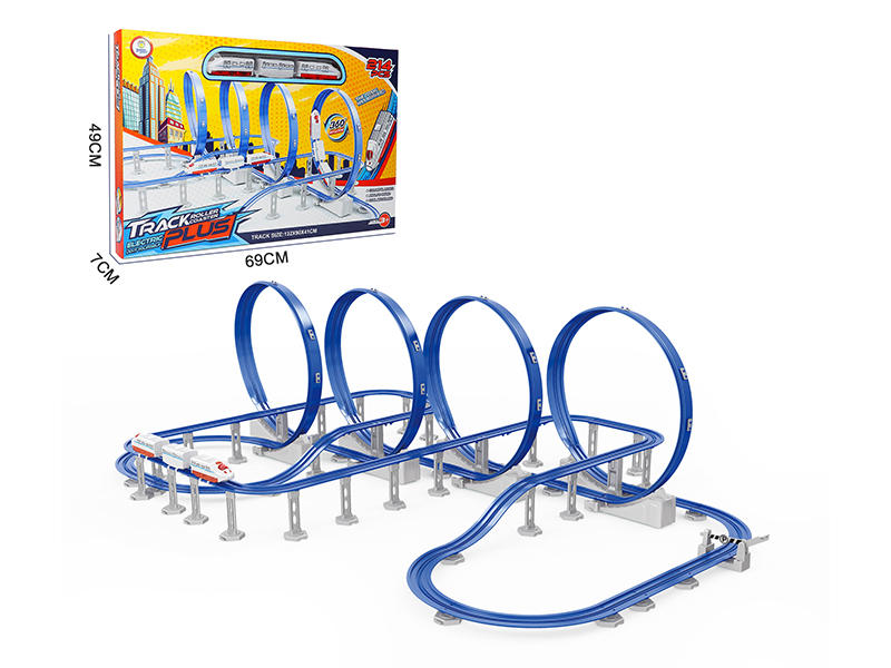 214PCS B/O Four Ring Track Train