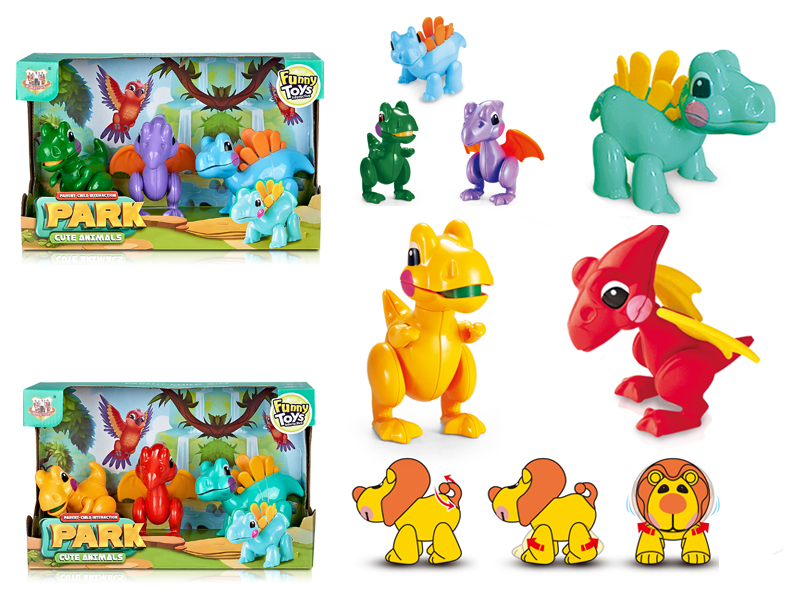 Dinosaur Game Park (Tyrannosaurus Rex + Pterosaur + Stegosaurus)