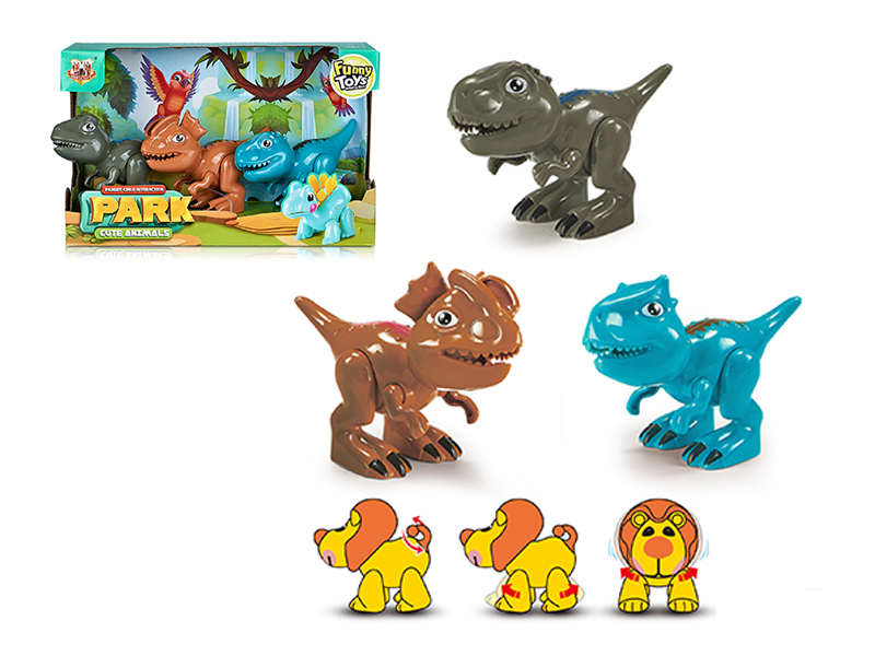 Dinosaur Game Park (Three Types Of Dinosaurs)