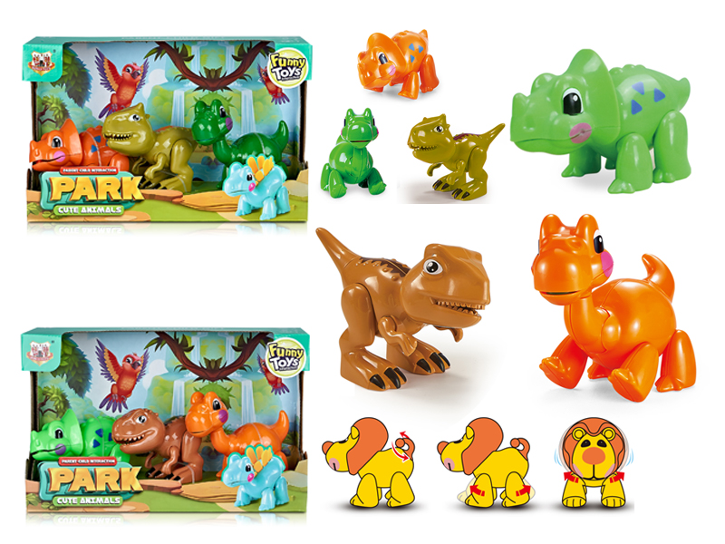 Dinosaur Game Park (Triceratops + Horned Dragons + Thunder Dragons)