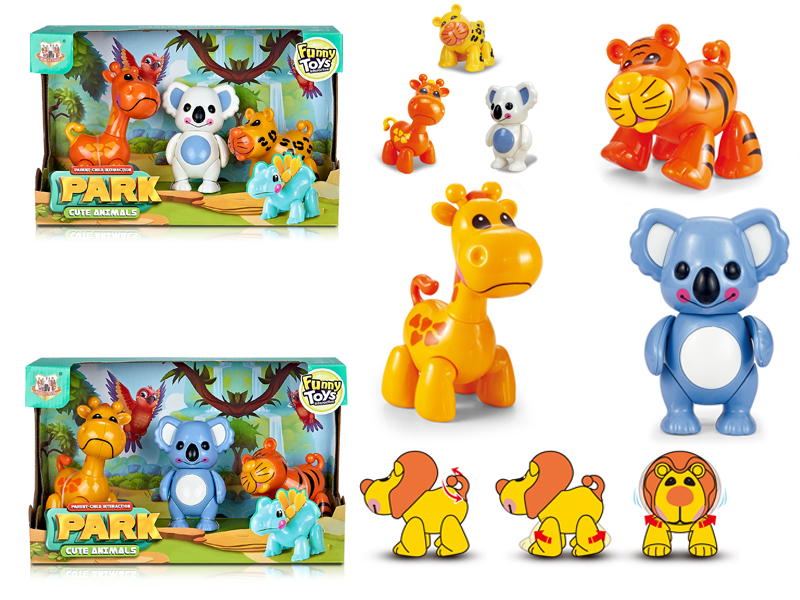 Dinosaur Game Park (Giraffe + Koala + Tiger)