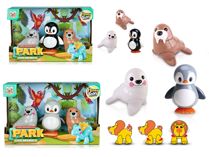 Dinosaur Game Park (Sea Lion + Penguin + Dolphin)