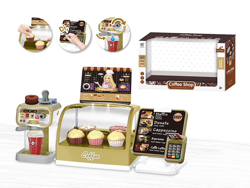 Coffee Machine,Dessert Counter, Ordering Machine Set