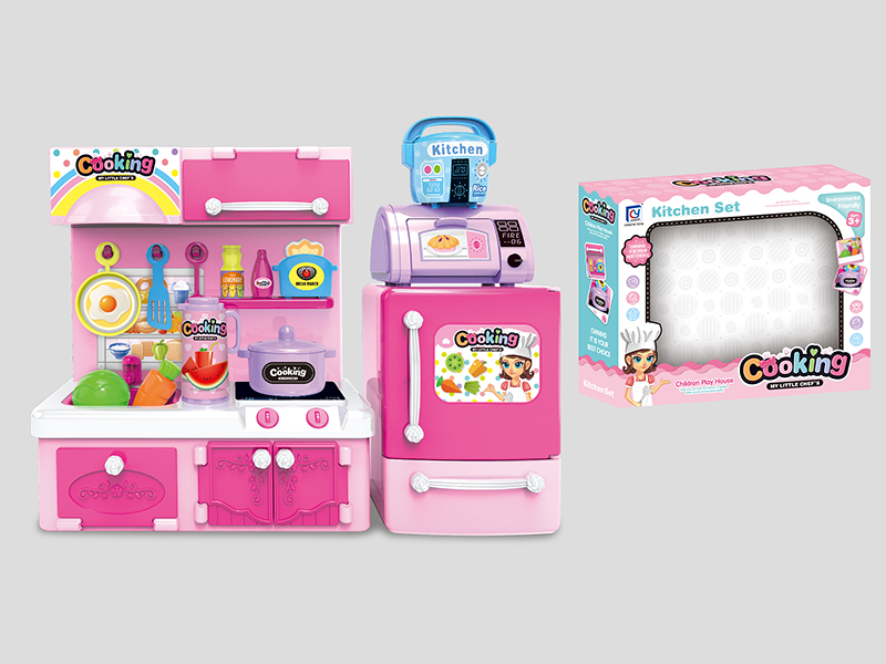 Pink Mini Kitchen Set