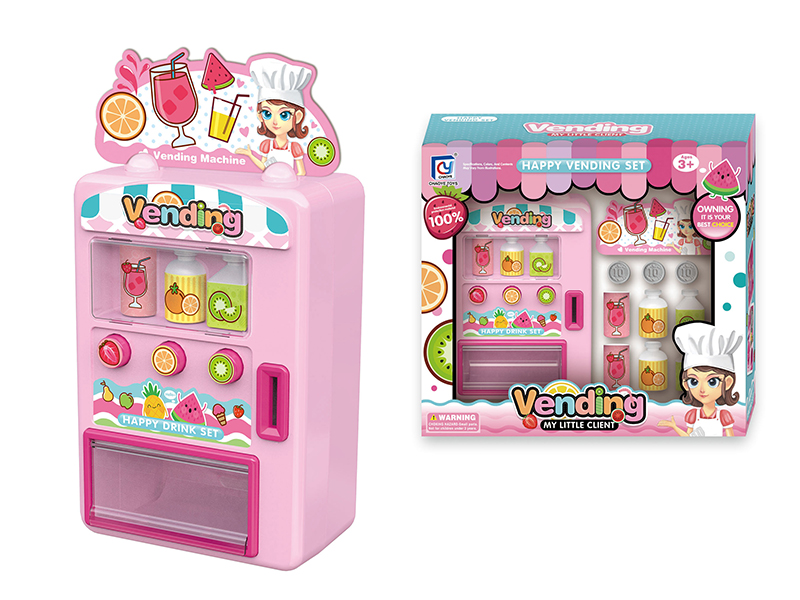 Cartoon Pink Vending Machine