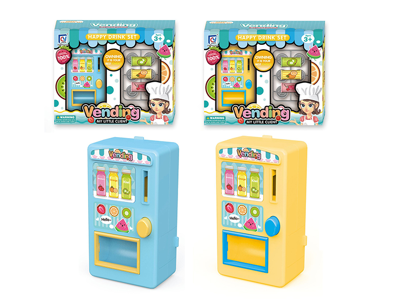 Cartoon Blue Mini Vending Machine