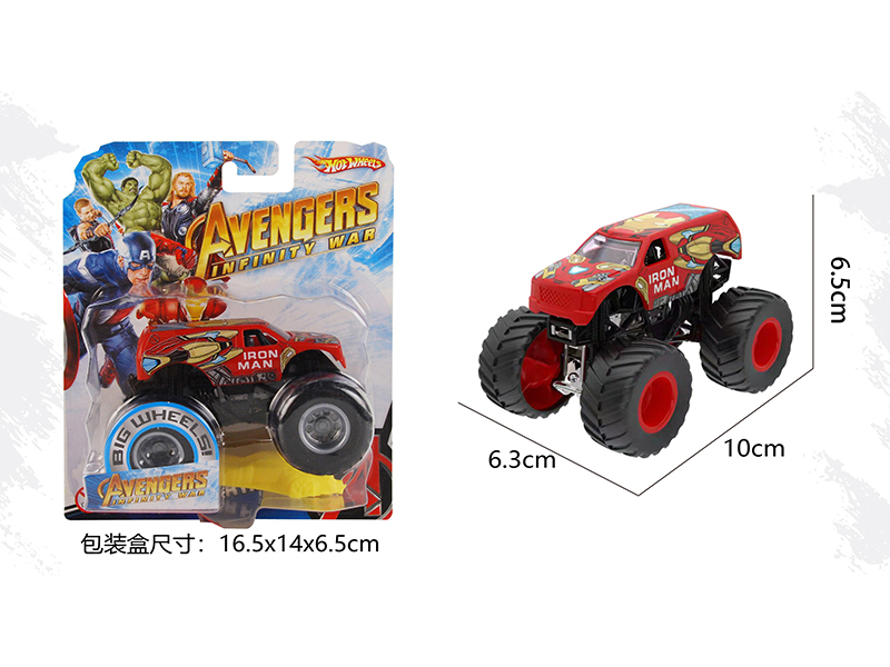 1:64 Slide Avenger Suv (Iron Man)
