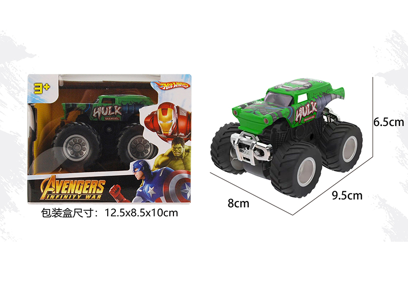 1:64 Double Friction Avenger Suv (The Incredible Hulk)