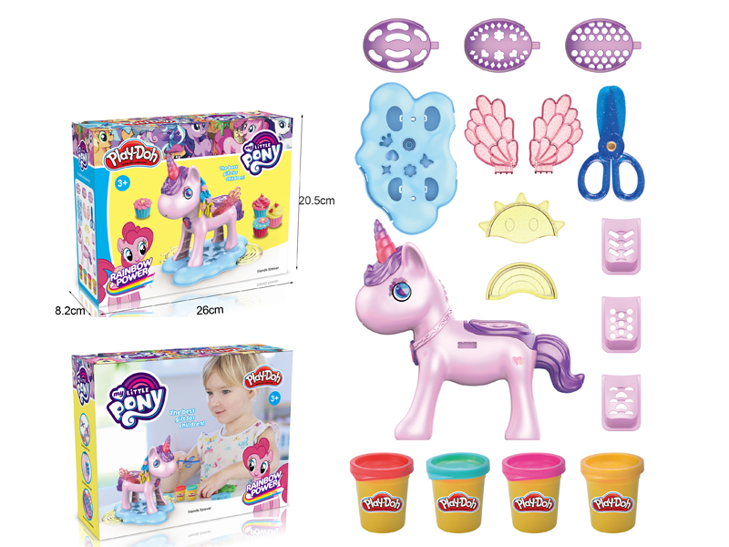 Colored Mud Little Marbury Unicorn Set