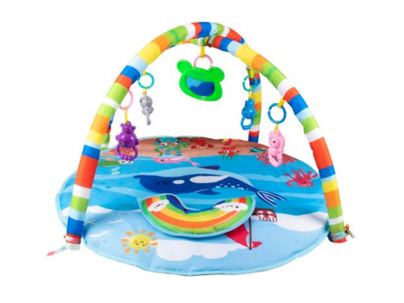 Baby Playing Gym With Pillow