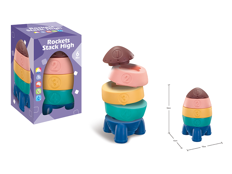 Rocket Stackable Preschool Toy