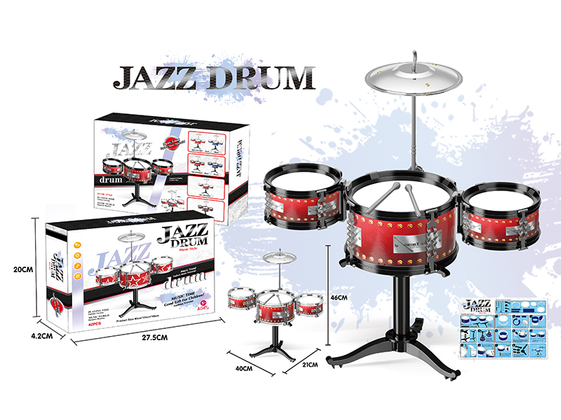 Solid Diy Jazz Drum Set
