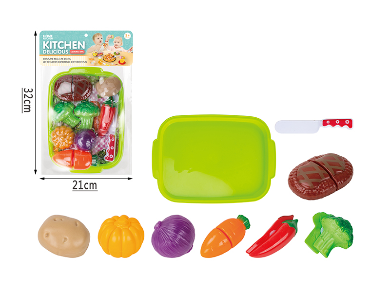 13PCS Fruit And Vegetable Toys