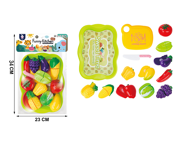 25PCS Fruit And Vegetable Toys