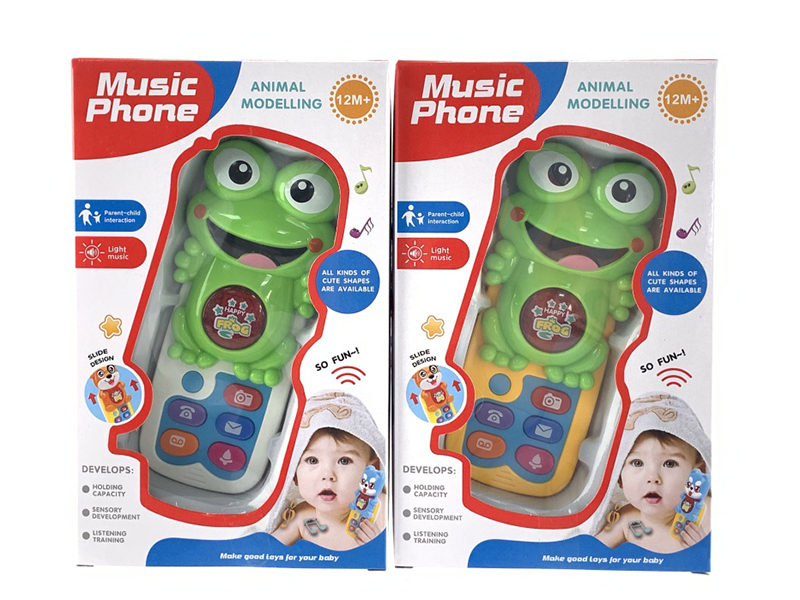 Frog Slide Phone With Light And Music