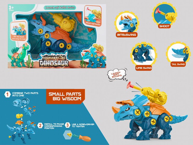 DIY Assembly Dinosaur - Triceratops