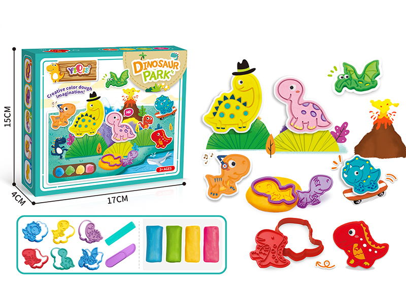 Dinosaur Color Dough Set