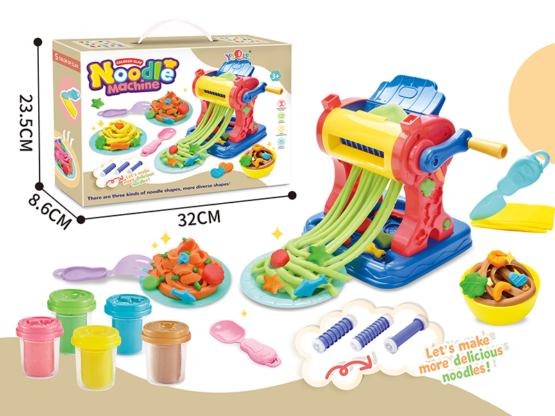 Multi-Function Noodle Machine Colored Clay Set
