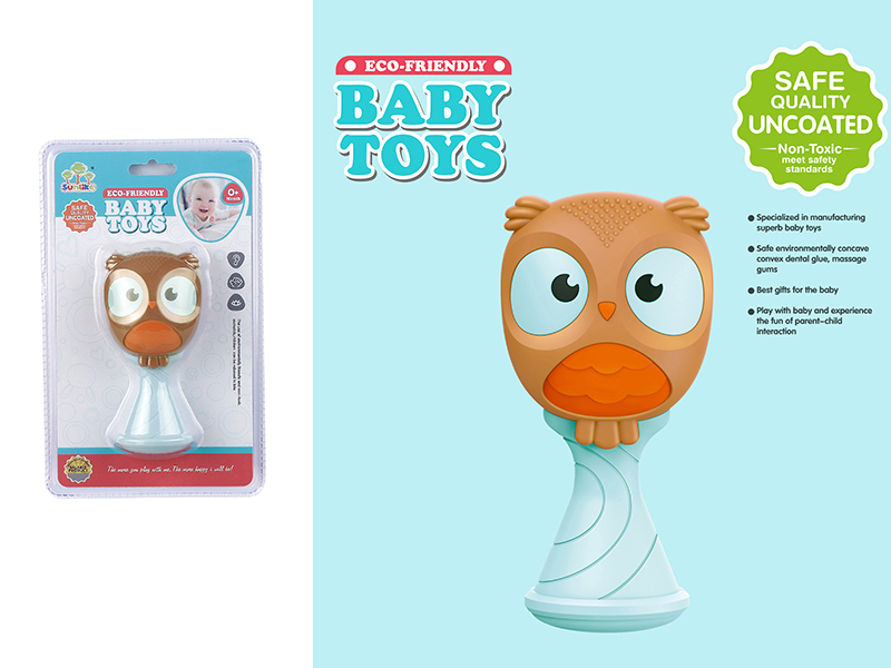 Owl Baby Rattles