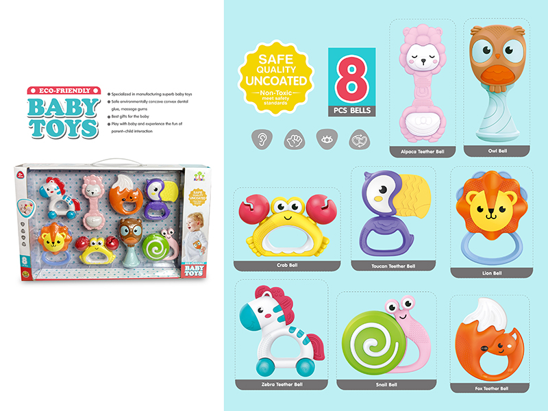 Baby Rattles 8PCS