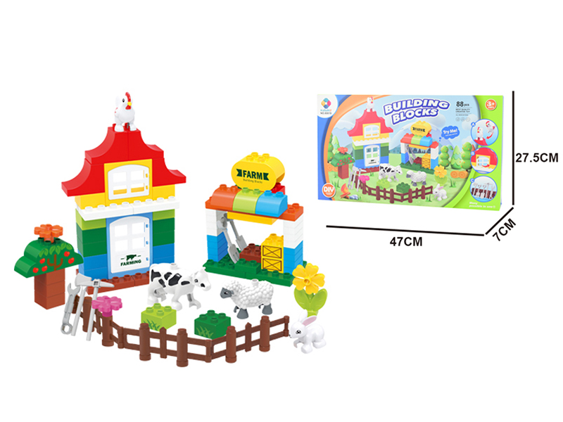 DIY Building Blocks Farmland 88PCS