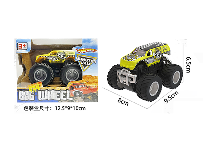 1:64 Friction Wind Fire Wheel Monster Truck