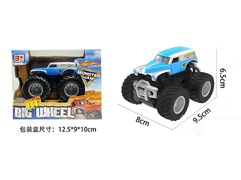 1:64 Friction Wind Fire Wheel Monster Truck