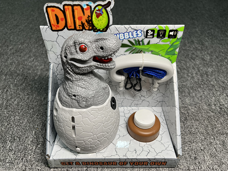 B/O Bubble Triceratops Egg With Light And Music