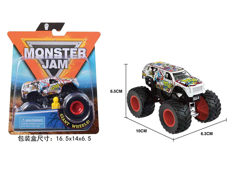 1:64 Slide Monster Truck