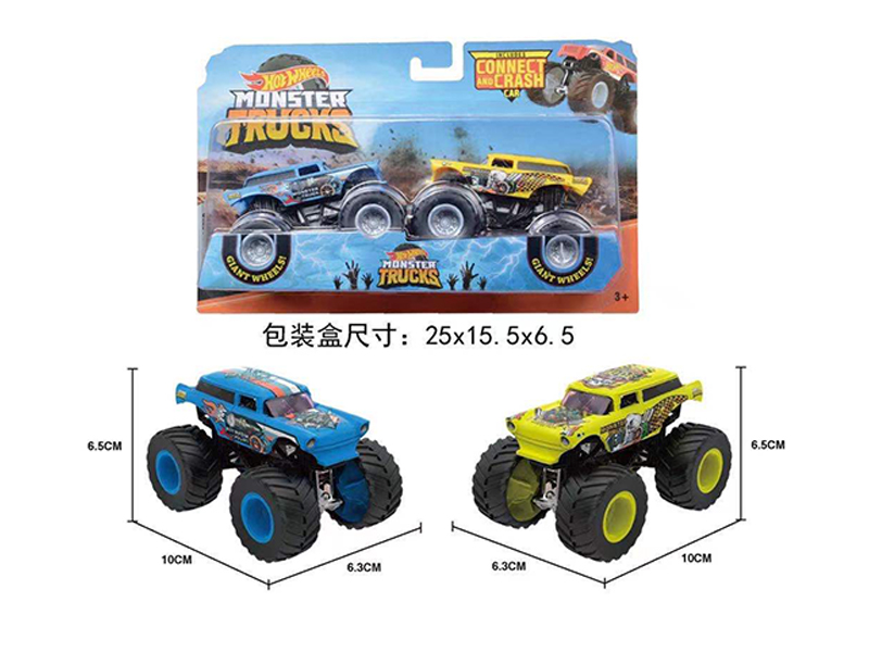 1:64 Slide Monster Truck