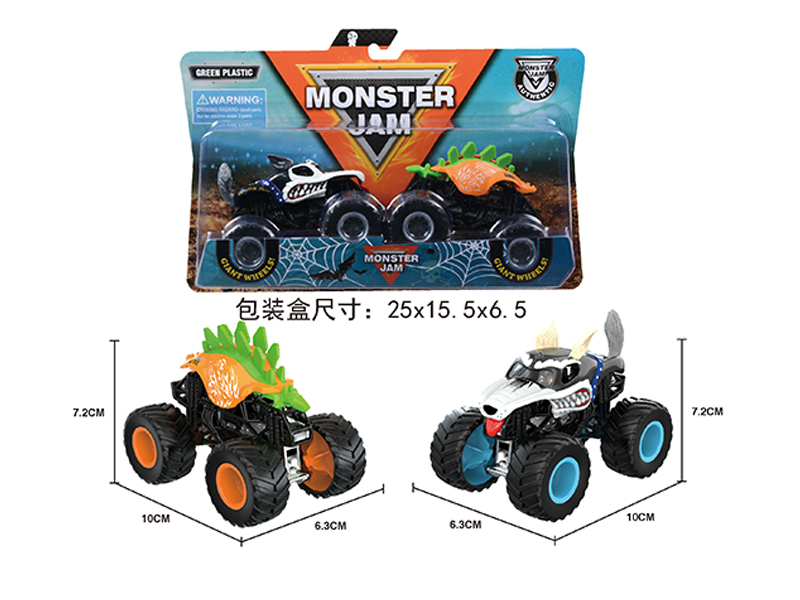 1:64 Slide Monster Truck