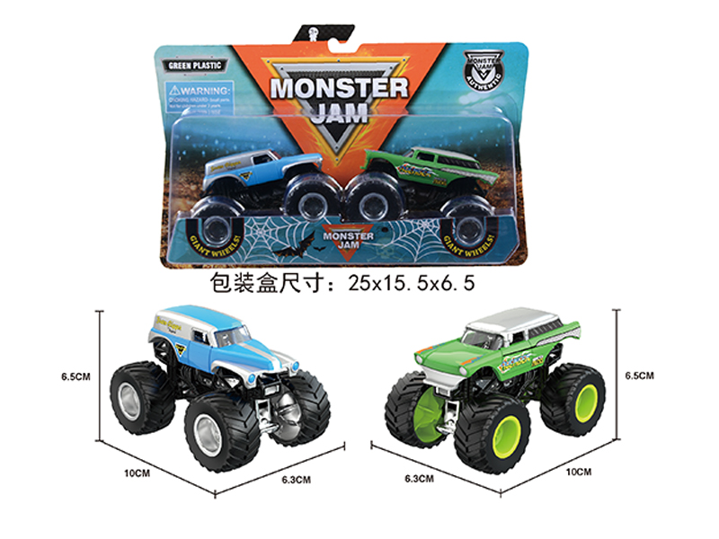 1:64 Slide Monster Truck