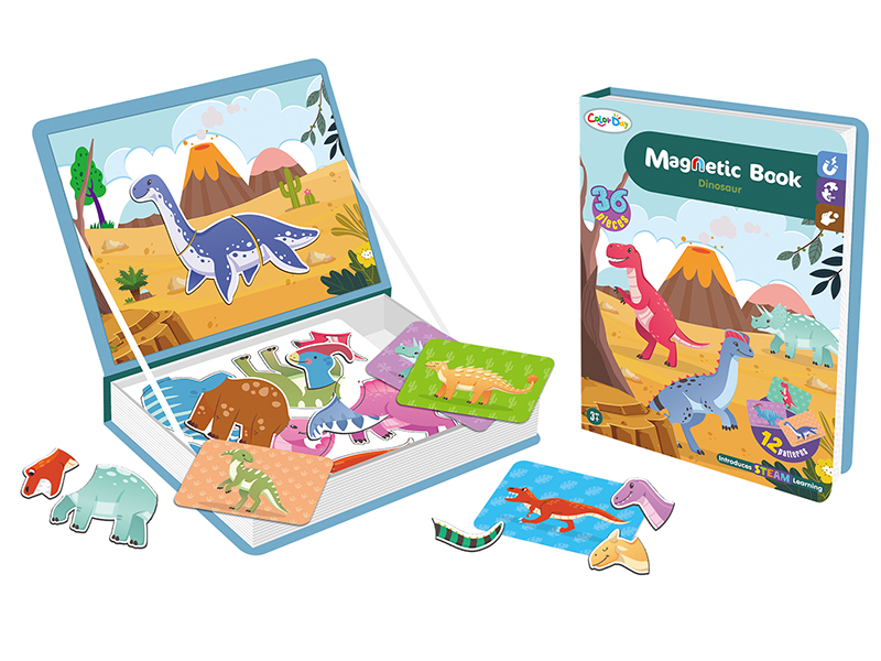 Magnetic Book - Dinosaur